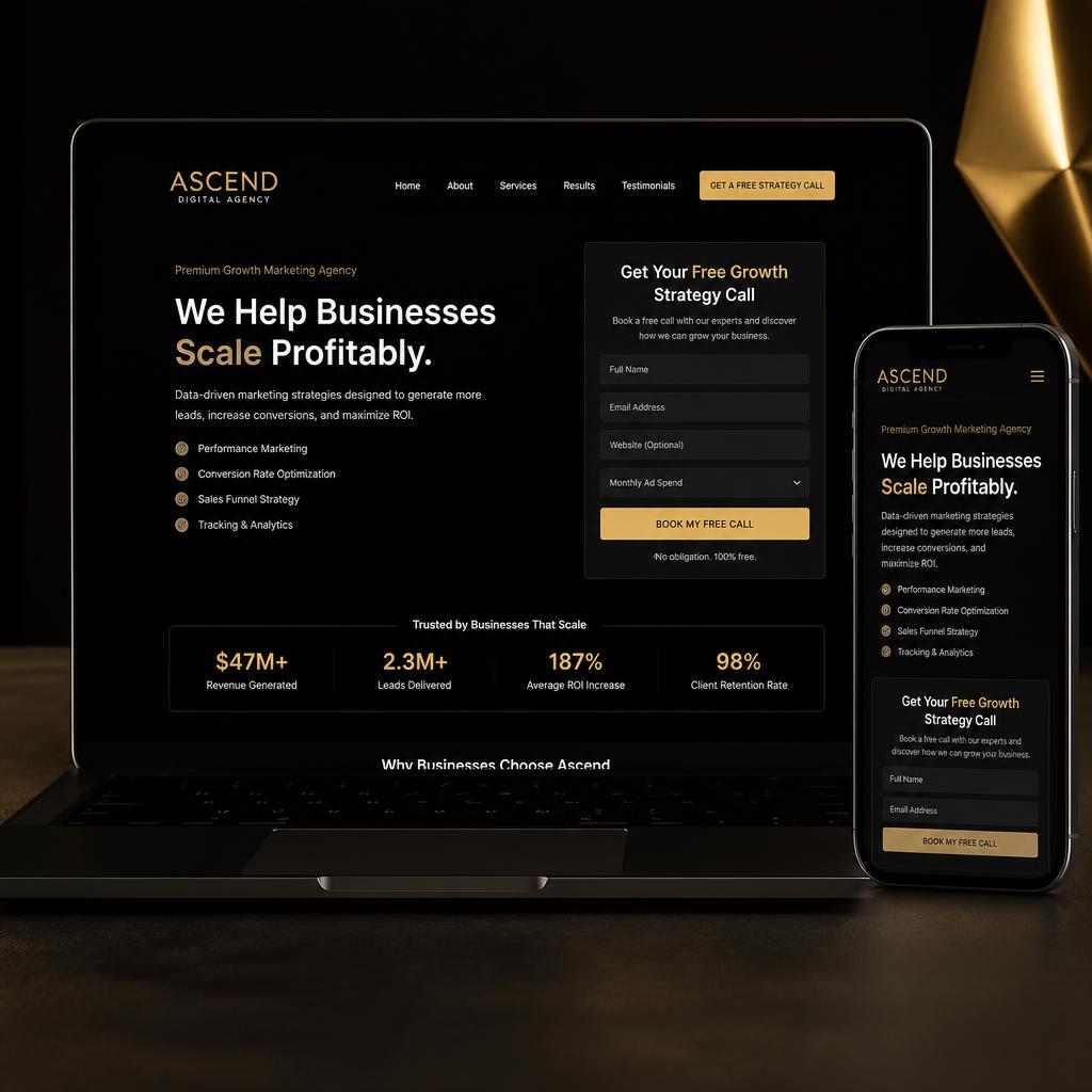 Landing pages